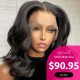  Body Wave Headband Wigs Natural Black Color