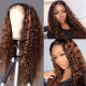 Body Wave Hairstyles Lace Part Wig Human Hair Wigs With Baby Hair 150% Density #FB30 Color