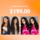 Hurela 16 Inch 13*4 Lace Jerry Curly Wig And 16 Inch Lace Part Body Wave Wig Mid Of Year Sale