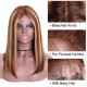  Straight Short Bob Wigs Lace Front Wig Virgin 150% Density