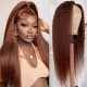 Kinky Straight 4x4 lace Closure Wigs Human Hair Pre-Plucked