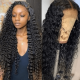 Hurela 5x5 HD Lace Wigs Glueless Curly Wigs With Natural Hairline Human Hair Wig Breathability 150% Density