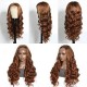 Hurela 13X4 Lace Front Wig 150% density Natural ColorBody Wave Pre-plucked Lace Front Wig 150% density Natural Color