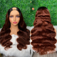Hurela 13X4 Lace Front Wig 150% density Natural ColorBody Wave Pre-plucked Lace Front Wig 150% density Natural Color