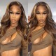 Hurela #TL412 Body Wave 13x4 Lace Frontal Blonde Highlight Human Hair Wig IG Special Sale