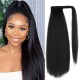 V Part Kinky Straight Human Hair Wigs No Lace No Glueless 150% Density