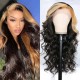 Hurela 13X4 Lace Front Wig 150% density Natural ColorBody Wave Pre-plucked Lace Front Wig 150% density Natural Color