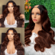 Hurela 13X4 Lace Front Wig 150% density Natural ColorBody Wave Pre-plucked Lace Front Wig 150% density Natural Color