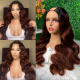 Hurela 13X4 Lace Front Wig 150% density Natural ColorBody Wave Pre-plucked Lace Front Wig 150% density Natural Color