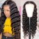 Hurela 13X4 Lace Front Wig 150% density Natural ColorBody Wave Pre-plucked Lace Front Wig 150% density Natural Color