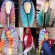 Hurela 13X4 Lace Front Wig 150% density Natural ColorBody Wave Pre-plucked Lace Front Wig 150% density Natural Color