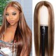 Hurela Blonde Highlight Piano Color Lace Part Wig