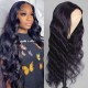 Hurela 13X4 Lace Front Wig 150% density Natural ColorBody Wave Pre-plucked Lace Front Wig 150% density Natural Color
