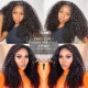 Hurela V Part Glueless Wigs Beginner Friendly Natural Scalp Kinky Curly Human Hair Wig