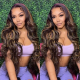 Body Wave Hairstyles Lace Part Wig Human Hair Wigs With Baby Hair 150% Density #FB30 Color