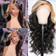 Hurela 13X4 Lace Front Wig 150% density Natural ColorBody Wave Pre-plucked Lace Front Wig 150% density Natural Color