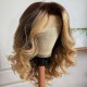 Body Wave Hairstyles Lace Part Wig Human Hair Wigs With Baby Hair 150% Density #FB30 Color
