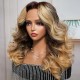Body Wave Hairstyles Lace Part Wig Human Hair Wigs With Baby Hair 150% Density #FB30 Color