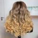 Body Wave Hairstyles Lace Part Wig Human Hair Wigs With Baby Hair 150% Density #FB30 Color