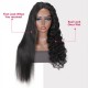 Hurela 13X4 Lace Front Wig 150% density Natural ColorBody Wave Pre-plucked Lace Front Wig 150% density Natural Color