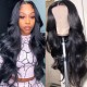 Hurela 13X4 Lace Front Wig 150% density Natural ColorBody Wave Pre-plucked Lace Front Wig 150% density Natural Color