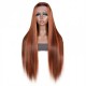 Hurela 150% Density Long Straight 13x4 Lace Frontal Wigs Natural Color