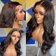 Hurela Pre Plucked 150% Density HD Transparent Lace Glueless Wigs Body Wave 5x5 Lace Closure Wigs Human Hair 180% Density Natural Color