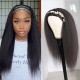 Hurela Human Hair Wigs Glueless Wig Headband Wigs