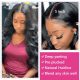 Hurela More Invisible Body Wave 5x5 HD Lace Closure Wig Human Hair Wigs for women