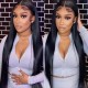 Hurela 5x5 HD Lace Closure Long Straight Hair Wigs Invisible Transparent Lace Wigs Heavy Density Brand
