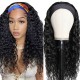 Hurela Human Hair Glueless Wigs 150% Density Natural Black