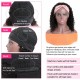  Body Wave Headband Wigs Natural Black Color