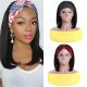  Body Wave Headband Wigs Natural Black Color