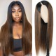 Hurela High Quality Straight Hairstyles 13*5 Lace Front Wig Virgin Human Hair Wig 150% Density #FB30 Color