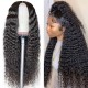 Water Wave Pre-plucked 13x4 Human Hair Lace Front Wigs