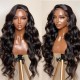 Hurela 13X4 Lace Front Wig 150% density Natural ColorBody Wave Pre-plucked Lace Front Wig 150% density Natural Color