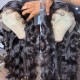 Hurela 100% Human Virign Hair Lace Part Wig Body Wave wig, with kinky curly edge