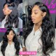 Hurela High-Quality Body Wave 13x4 Glueless HD Lace Front Wigs With Baby Hair Heavy Density