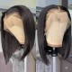  Straight Short Bob Wigs Lace Front Wig Virgin 150% Density