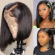  Straight Short Bob Wigs Lace Front Wig Virgin 150% Density