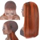 Hurela 150% Density Long Straight 13x4 Lace Frontal Wigs Natural Color