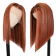 Hurela 150% Density Long Straight 13x4 Lace Frontal Wigs Natural Color