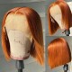 Hurela 150% Density Long Straight 13x4 Lace Frontal Wigs Natural Color