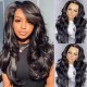 Hurela 13X4 Lace Front Wig 150% density Natural ColorBody Wave Pre-plucked Lace Front Wig 150% density Natural Color