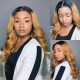 Hurela Blonde Highlight Piano Color Lace Part Wig