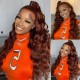 Hurela 13X4 Lace Front Wig 150% density Natural ColorBody Wave Pre-plucked Lace Front Wig 150% density Natural Color