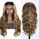 Hurela Blonde Highlight Piano Color Lace Part Wig