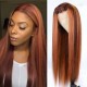 Hurela 150% Density Long Straight 13x4 Lace Frontal Wigs Natural Color