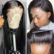 Hurela 150% Density Long Straight 13x4 Lace Frontal Wigs Natural Color