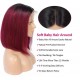 Incolorwig Peekaboo Highlights Purple Color Hair Wig Straight 